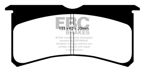 EBC Brakes Yellowstuff Performance Brake Pads - DP4037/2R
