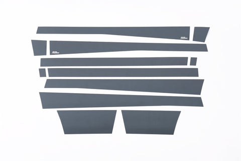 Putco 10-18 RAM 2500/3500 Crew Cab 8ft- 5.5in w/o Factory Flares 12pcs Black Platinum Rocker Panels - 9751305BP