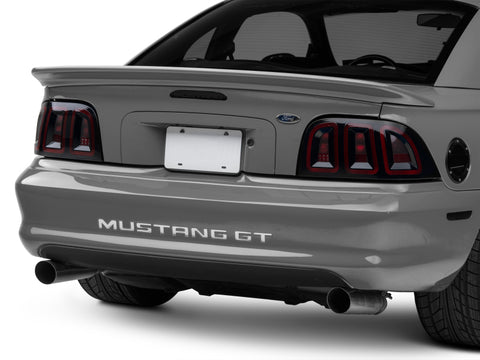 Raxiom 96-98 Ford Mustang Icon LED Tail Lights- Black Housing (Smoked Lens) - 389876