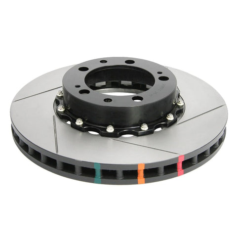 DBA 95-97 Porsche 911 Carrera Front T3 5000 Series Uni-Directional Slotted Rotor w/ Black Hat - 52390BLKS