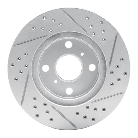 R1 04-06 Scion Xa Front Left Drilled & Slotted Geo-Carbon Rotor - 830-91002L
