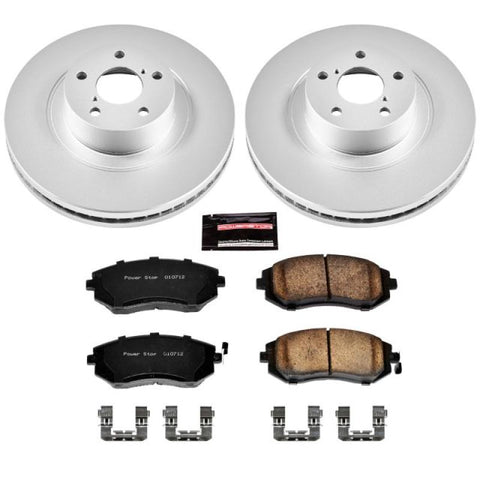 Power Stop 04-06 Subaru Baja Front Z17 Evolution Geomet Coated Brake Kit - CRK3038