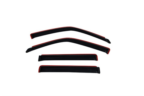 AVS 98-18 Lincoln Navigator Ventvisor In-Channel Front & Rear Window Deflectors 4pc - Smoke - 194233