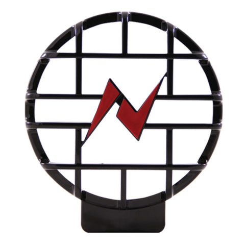 ANZO Protective Lens Universal 6in HID Black Protective Lens w/ ANZO USA Logo (Pair) - 851036