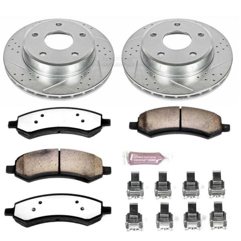 Power Stop 05-10 Dodge Dakota Front Z36 Truck & Tow Brake Kit - K2193-36