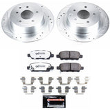 Power Stop 07-10 Nissan Altima Rear Z26 Street Warrior Brake Kit - K7864-26