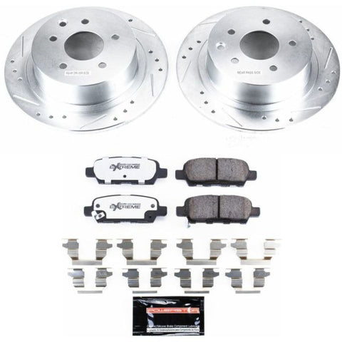 Power Stop 07-10 Nissan Altima Rear Z26 Street Warrior Brake Kit - K7864-26