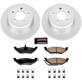Power Stop 97-99 Chrysler Town & Country Rear Z17 Evolution Geomet Coated Brake Kit - CRK5149