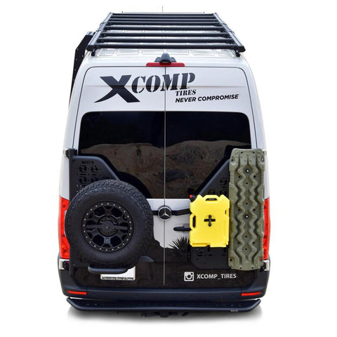 Westin 19-23 Mercedes-Benz Sprinter 144in WB/High Roof Mesa Roof Rack - Textured Black - 15-00025