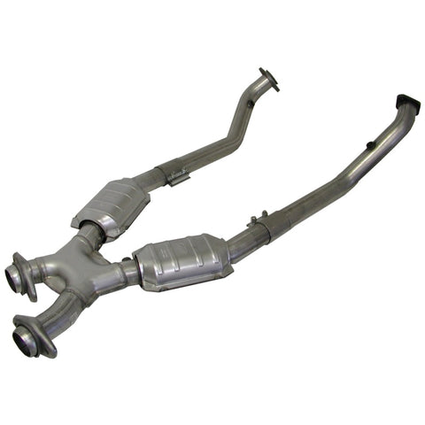 BBK 99-04 Mustang 4.6 GT / Cobra High Flow X Pipe With Catalytic Converters - 2-1/2 - 1670