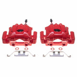 Power Stop 1995 BMW 740i Rear Red Calipers - Pair - S1886