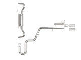 aFe 18-23 Volkswagen Atlas L4 2.0L/V6 3.6L MACH Force-Xp 3in to 2-1/2in SS Hi-Tuck Cat-Back Exhaust - 49-36452