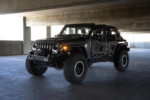 DV8 Offroad 18-23 Jeep Wrangler JL Slim Fender Flares - FDJL-07