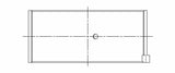 ACL Mitsubishi 4G63/4G64 7 Bolt 2nd Gen DSM and EVO I-IX Standard Size High Performance Rod Bearing - 4B1185H-STD