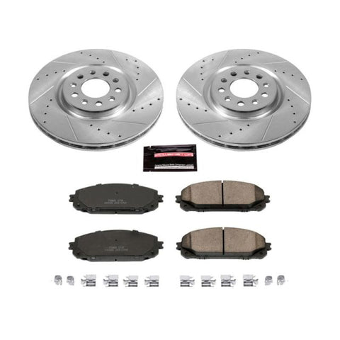 Power Stop 14-16 Jeep Cherokee Front Z23 Evolution Sport Brake Kit - K6540