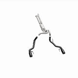 MagnaFlow SYS Cat-Back 2017 Ford F-150 Raptor 3.5L Dual Black Coated 3in Tips - 19350