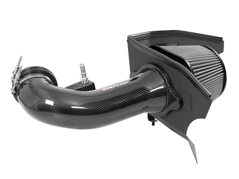 aFe Track Series Carbon Fiber Pro Dry S AIS - 16-19 Chevrolet Camaro SS V8-6.2L - 57-10005D