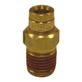 Firestone Male Connector 1/4in. Push-Lock x 1/8in. NPT Brass Air Fitting- 2 Pack (WR17603465) - 3465