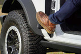 DV8 Offroad 2021+ Ford Bronco Foot Peg Pair - Black - STBR-01