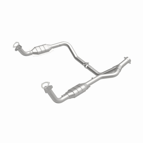 MagnaFlow DF Cat. Conv 95-99 Range Rover 4.0/4.6L GEMS Y-Pipe Assembly *NOT FOR SALE IN CALIFORNIA* - 93694