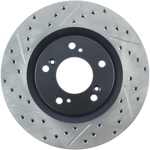 StopTech 00-09 S2000 Slotted & Drilled Right Front Rotor - 127.40048R
