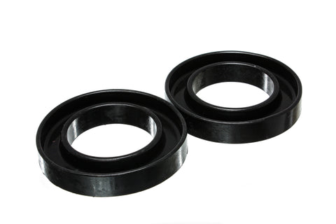 Energy Suspension R1500 2Wd Front Coil Spring Isolator Set - Black - 5.6111G