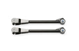Fabtech 07-18 Jeep JK 4WD Short Control Arm Front Upper Links w/Poly Ball Joints - Pair - FTS24118