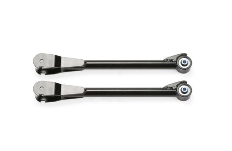 Fabtech 07-18 Jeep JK 4WD Short Control Arm Front Upper Links w/Poly Ball Joints - Pair - FTS24118