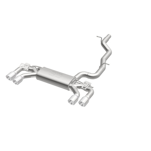 MagnaFlow Sys C/B 2015-2017 Volkswagen Golf R 3in Polished SS Quad Tip Split Rear Exit - 19165