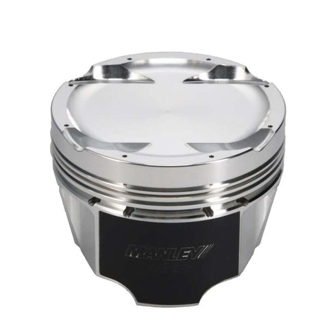 Manley Mitsubishi 4G63/4G63T EVO VIII/IX 85mmSTD -2.5cc Dish Platinum Lightweight Piston Set w/Rings - 606400CE-4