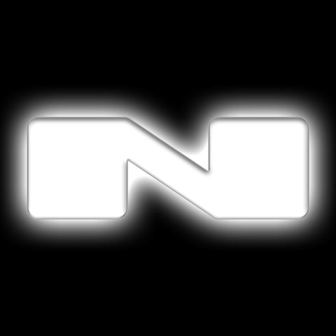 ORACLE Lighting Universal Illuminated LED Letter Badges - Matte Wht Surface Finish - N - 3140-N-001
