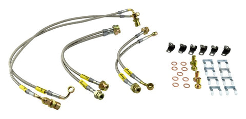 Goodridge 00-06 Chevrolet Tahoe (Rear Disc w/ Stabila Trak) Stainless Steel Brake Line Kit - 14196