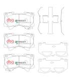 DBA 2022 Lexus LX600 Front SP Performance Brake Pads - DB15077SP