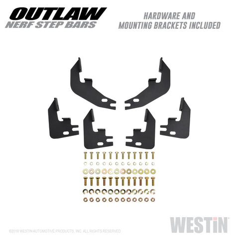 Westin 15-19 Chevrolet/GMC Colorado/Canyon Crew Cab Outlaw Nerf Step Bars - 58-53155