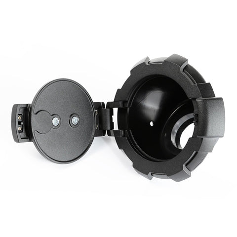 Rugged Ridge Elite Fuel Door Non-Lock Black 07-18 Jeep Wrangler JK - 11425.12
