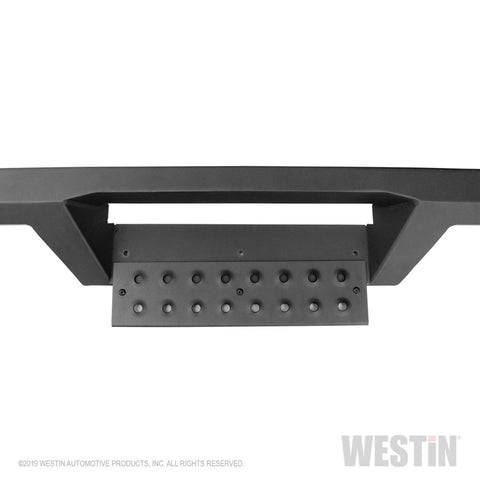 Westin/HDX 19-20 Ram 2500/3500 Crew Cab (8ft Bed) Drop Wheel to Wheel Nerf Step Bars - Txt Black - 56-534345