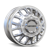 Mayhem 8107D Cogent Dually 17x6.5 8x210 BP -142mm Offset 154.2mm Bore Polished Wheel - 8107D-7679RP