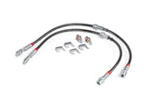 APR 15-20 Audi A3/A3 Quattro/S3/15-24 VW Golf R Braided Stainless Steel Brake Line Set - Front - BRK00050