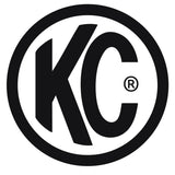 KC HiLiTES 6in. Daylighter Gravity G6 LED Lights 20w Spot Beam (Pair Pack System) - Black SS - 651