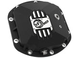 aFe 97-18 Jeep Wrangler TJ/JK Dana 30 Street Series Diff Cover w/ Machined Fins & Gear Oil - Black - 46-71131B
