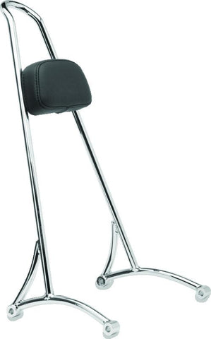 Burly Brand Tall Sissy Bar 20in - Chrome - B13-1501C