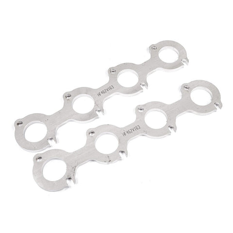 Stainless Works Small Block Ford 4.6L 2V Round Port Header 304SS Exhaust Flanges 1-3/4in Primaries - HF462V175