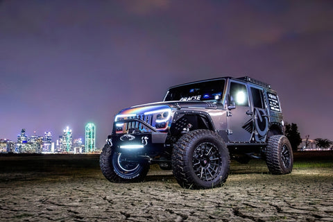 Oracle VECTOR Series Full LED Grille - Jeep Wrangler JK - NA - 5817-PRO