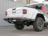 aFe 2021+ Jeep Gladiator V6-3.0L (td) Vulcan Series 3in 304SS HT DPF-Back Exhaust System - Black Tip - 49-38094-B