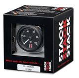 Autometer Stack 52mm 0-100 PSI 1/8in NPTF Male Pro Stepper Motor Oil Pressure Gauge - Black - ST3302