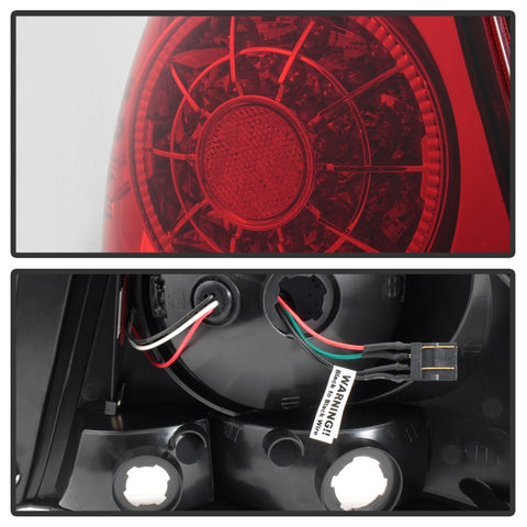 Spyder 01-03 Lexus IS300 LED Tail Lights - Red Clear ALT-YD-LIS300-LED-SET-RC - 5085061