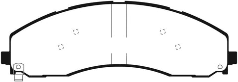 EBC 2017+ Ford F-450 Yellowstuff Front/Rear Brake Pads - DP43078R