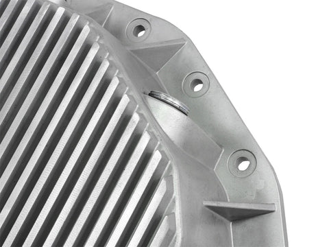 aFe Rear Differential Cover (Raw; Street Series); Dodge Diesel Trucks 03-05 L6-5.9L (td) - 46-70090