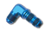 Russell Performance -6 AN 90 Degree Flare Bulkhead (Black) - 661253
