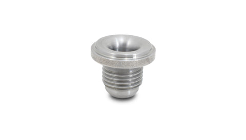 Vibrant -10 AN Male Weld Bung (1-1/8in Flange OD) - Mild Steel - 11253